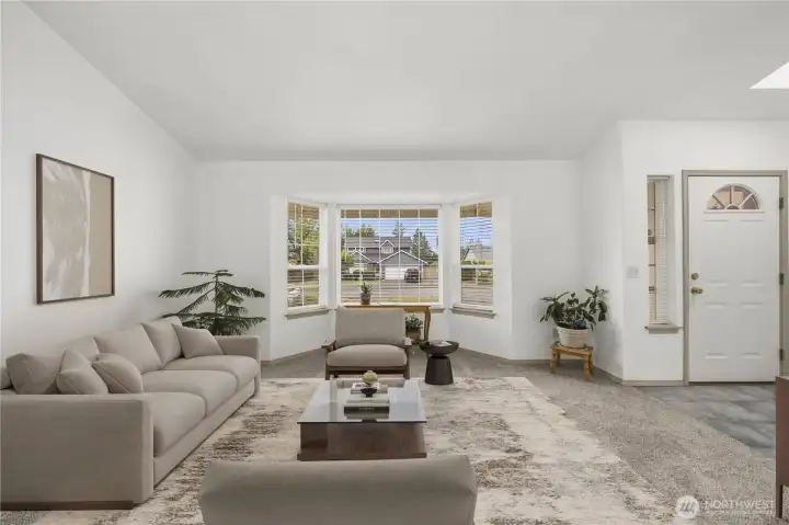 Large family room virtually staged! Large family room virtually staged!