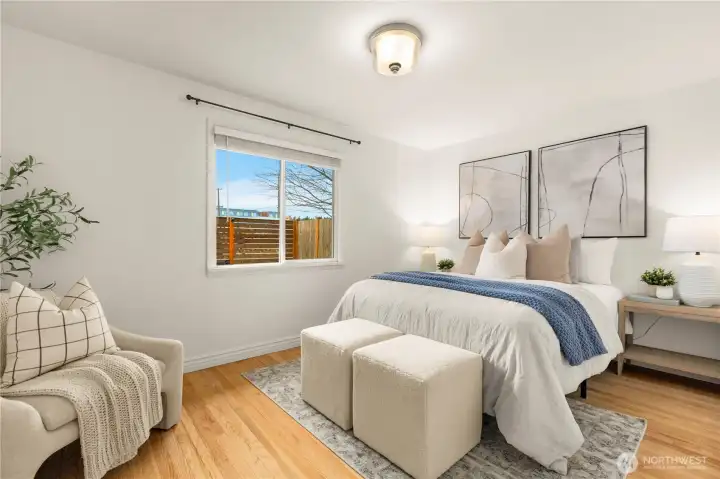 Large primary bedroom
