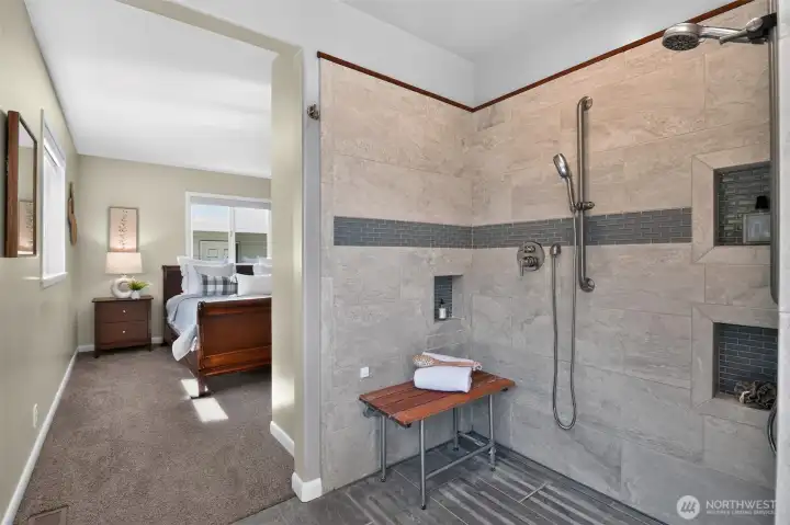 Primary bathroom Primary bathroom