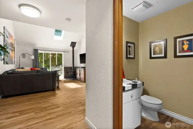 Half bath on main floor
