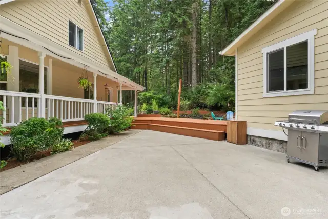 Huge patio