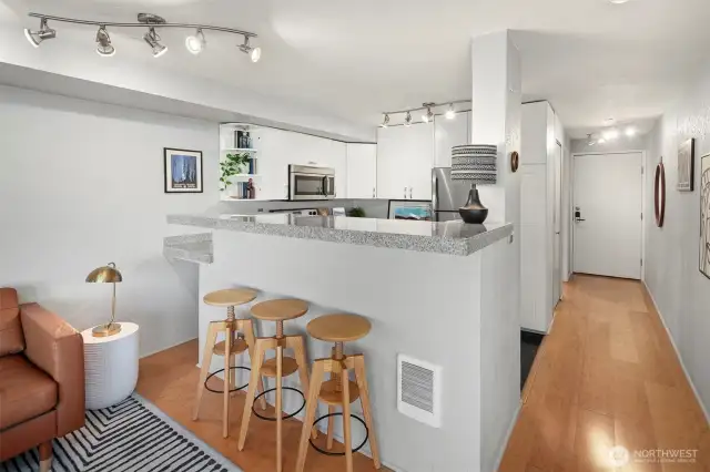 The breakfast bar!