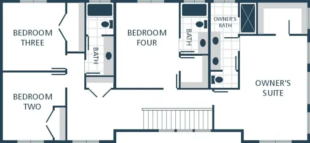 Photographs are for illustrative purposes only. Features, finishes, interior/exterior colors, landscaping and floorplan shown may vary from actual homes built.