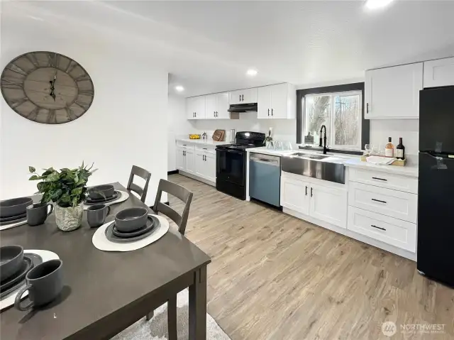 Nicely updated kitchen offering a fresh look and everyday convenience.