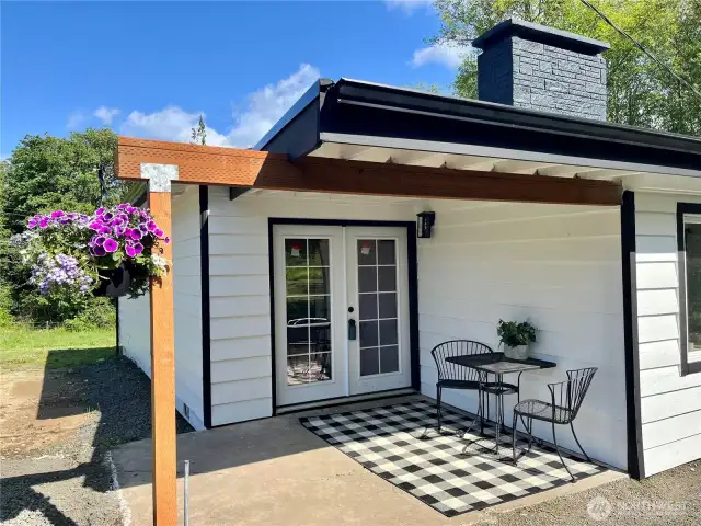 The perfect spot for morning coffee or evening unwinding.