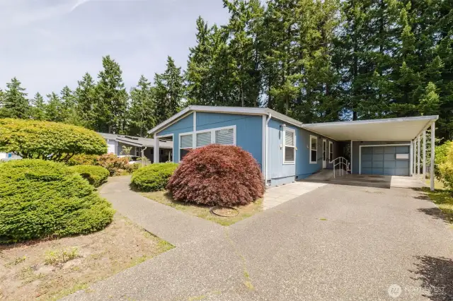 Welcome Home! Beautiful, mature landscaping already there for you!