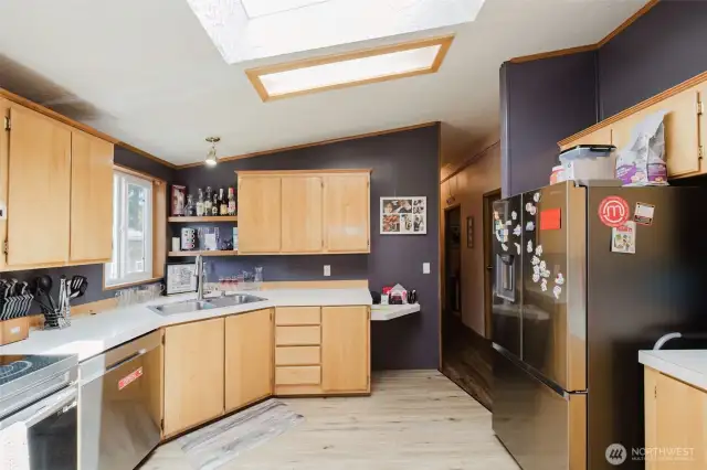 Spacious kitchen and all appliances stay! The are less than 3 years old!