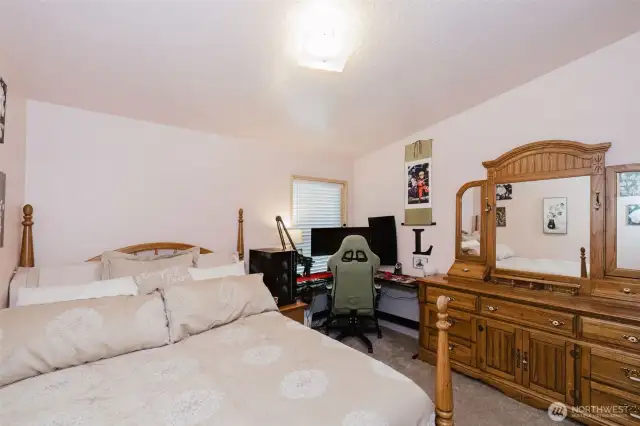 Another look at the 3rd bedroom. New carpet in all rooms