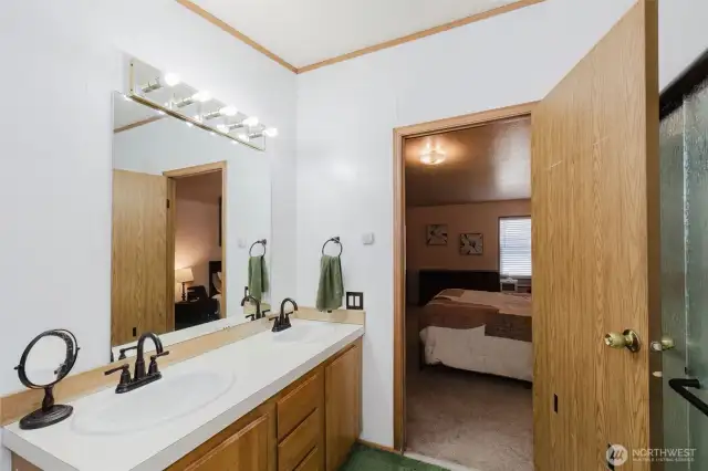 Plenty of counter space here!