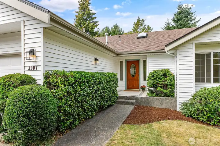 Situated on a partially fenced private lot.