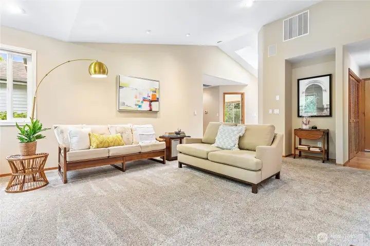 Generous sized living area.