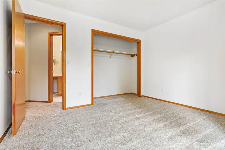 Nice sized bedroom #2 with good sized closet space.