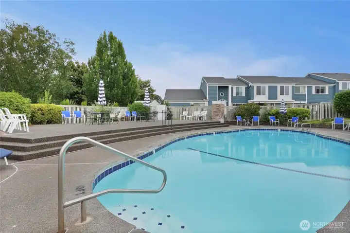 Nice pool open in summer months