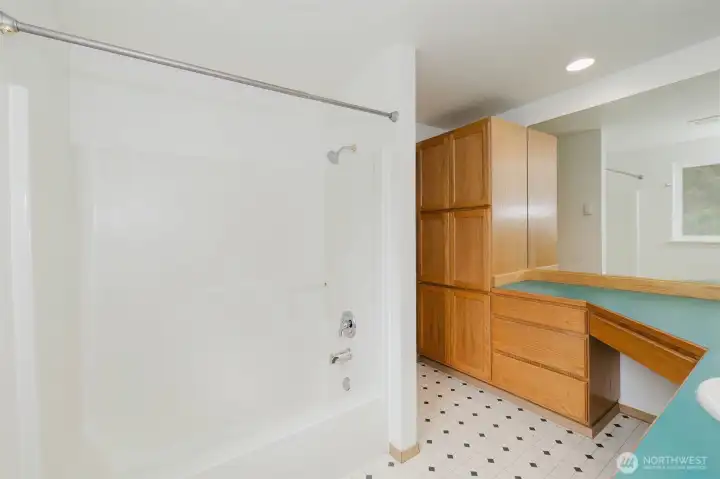 Primary bathroom on 2nd floor