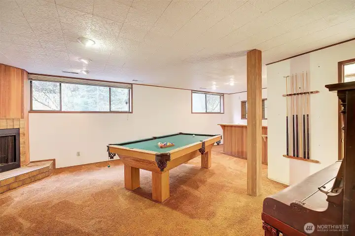 Rec room downstairs