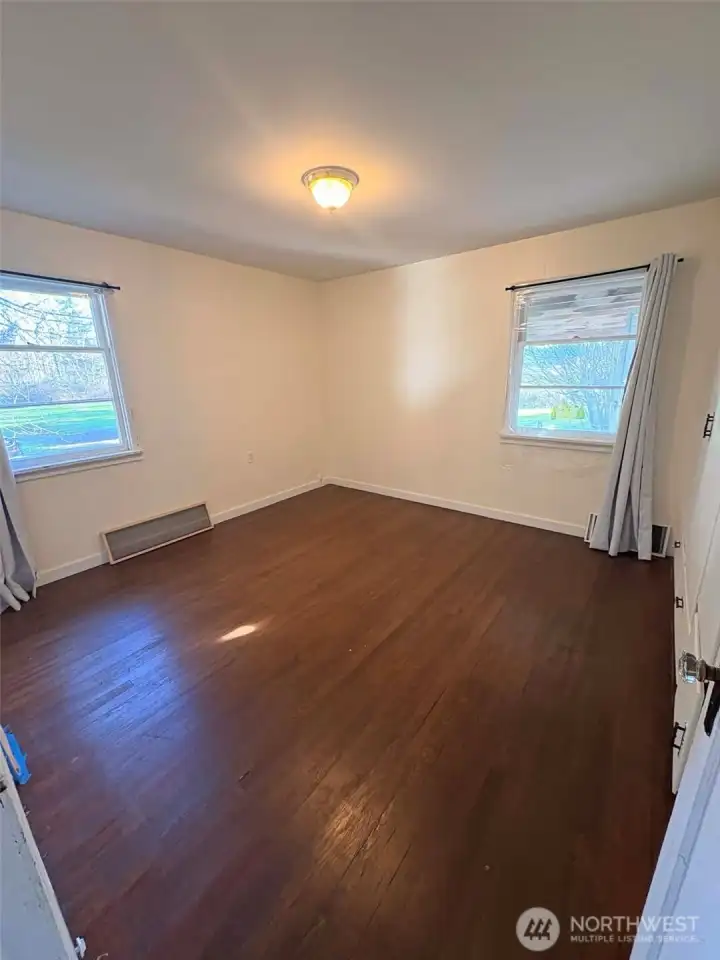 One of two bedrooms- again, all the rooms are big.