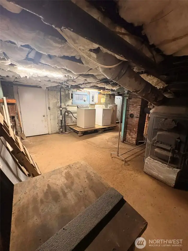 Move the laundry upstairs, finish out the basement with guest quarters or rental income.