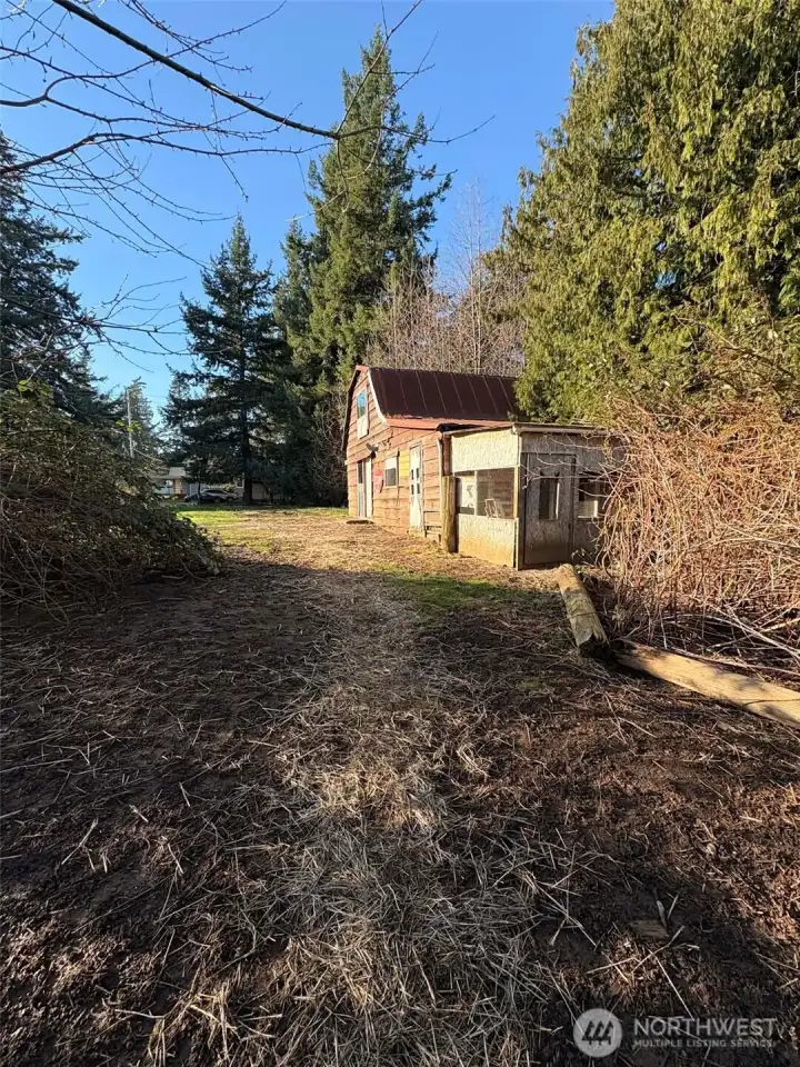 Looking back to your barn, we are only about a third of the way on the property.