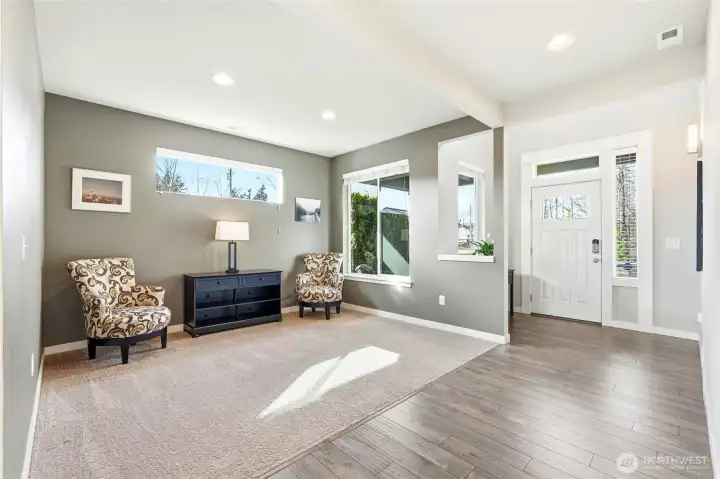 The space can be an office, den, additional living room, or whatever the new owner wants to make it.