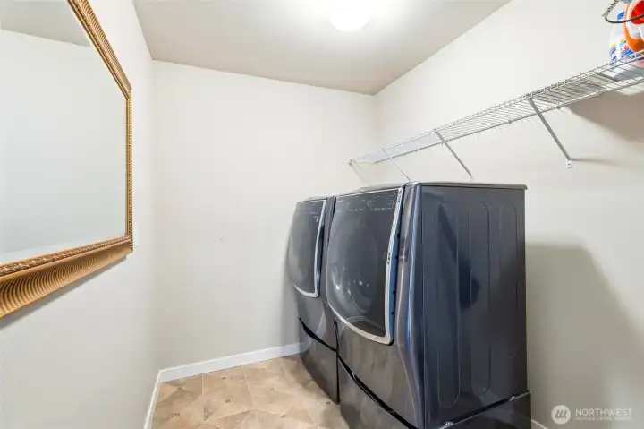 LG Signature series washer and dryer are included.