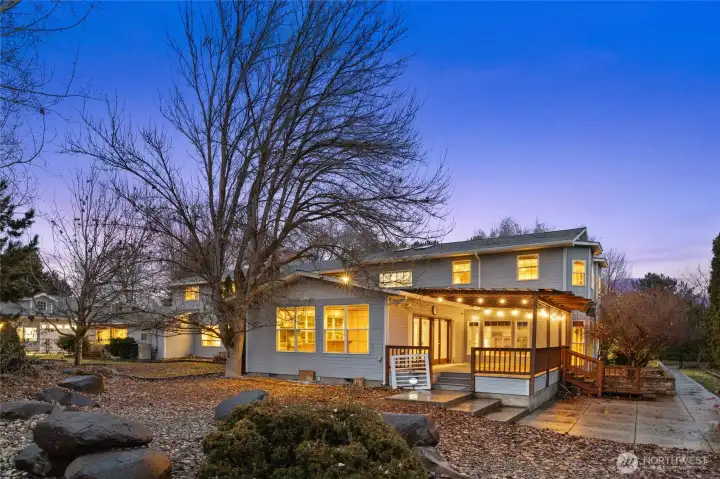 Expansive private yard + pasture space