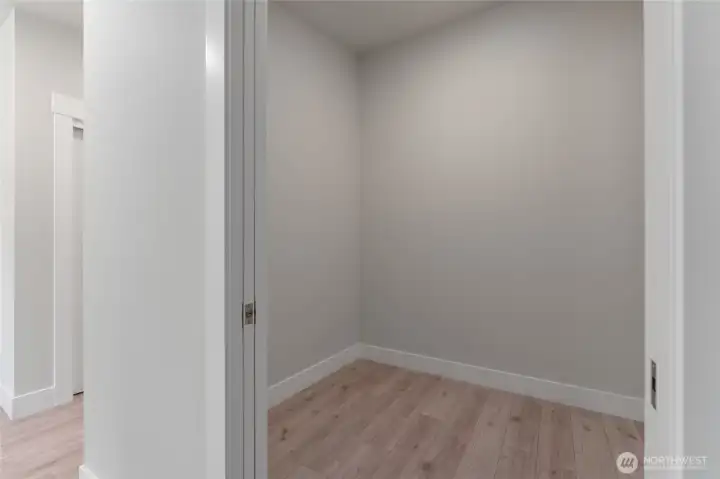 Large Walk-in closet in hangout space