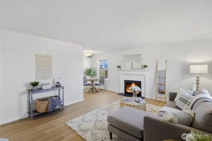 Open living area with functional layout and great flow