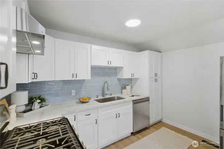 Additional kitchen angle highlighting layout and storage