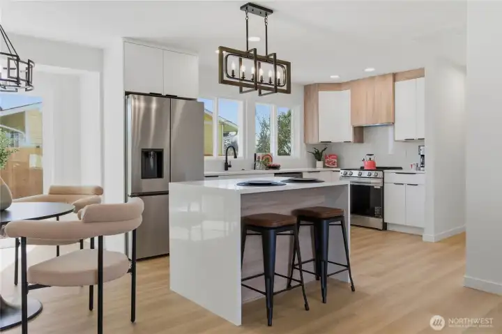 Open concept Kitchen