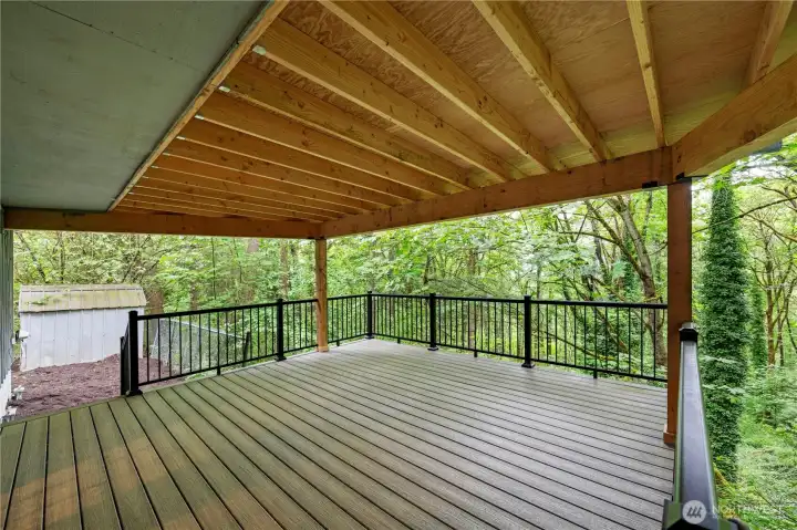 Lower level deck