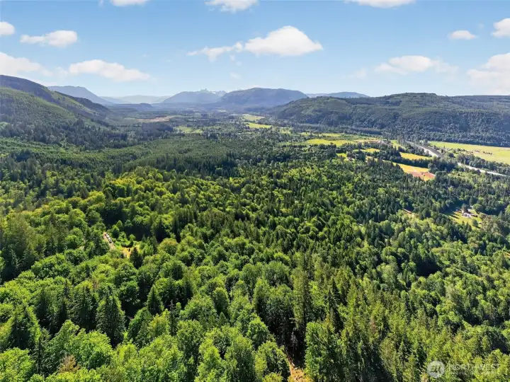 ariel view from property
