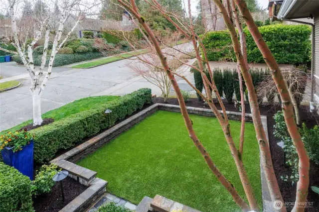 New turf lawn & landscaping = low maintenance!
