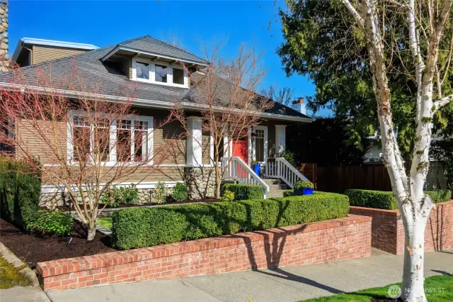Craftsman home with abundant character & charm.