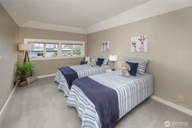Generous sized upstairs bedroom.