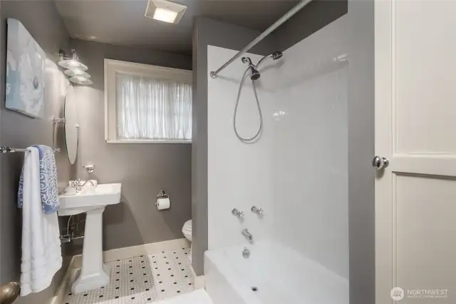 Main floor full bathroom.