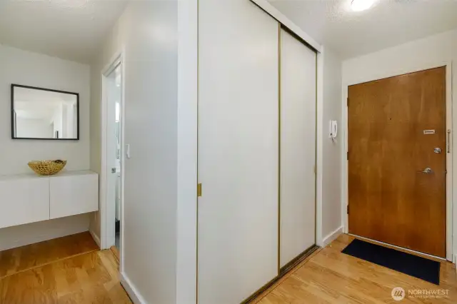 Large entry hall closet