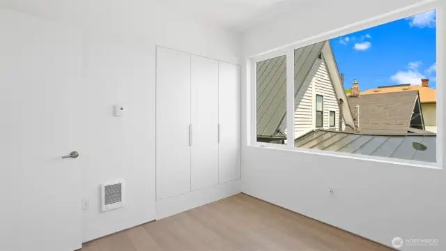 Bedroom 1 + Built In Closets And Large Windows + Tons Of Natural Light. (Floor 2)