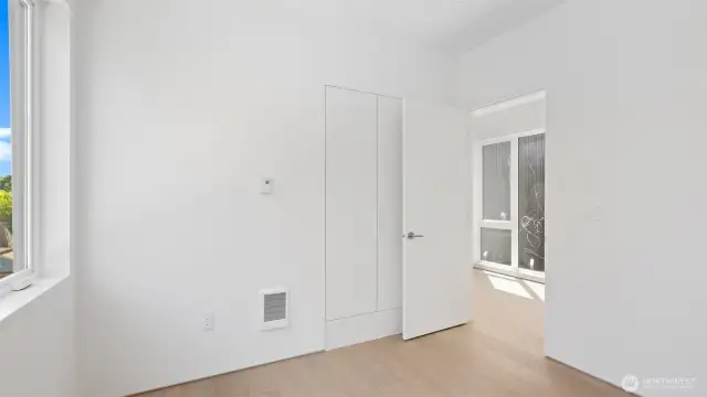 Bedroom 2 + Built In Closets And Large Windows + Tons Of Natural Light. (Floor 2)