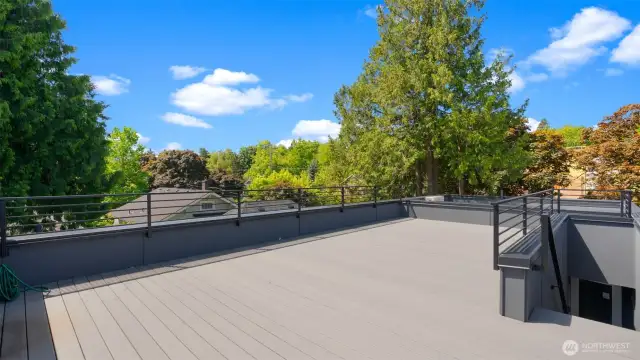 Rooftop Deck With Territorial + Mountain Views.