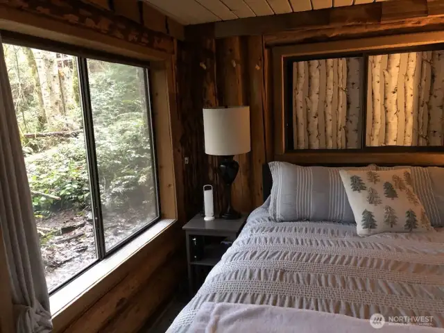 Cozy sleeping area on the main floor.