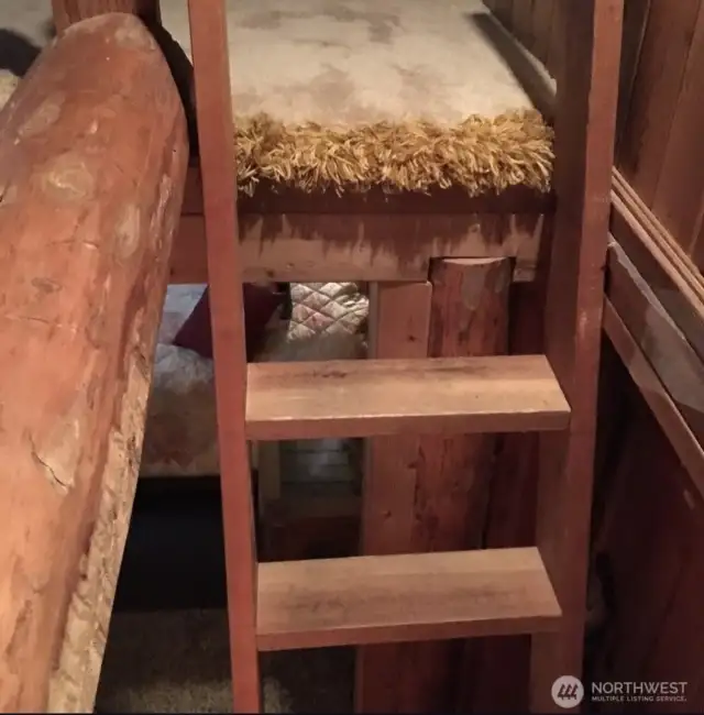 Loft access leads to more sleeping quarters