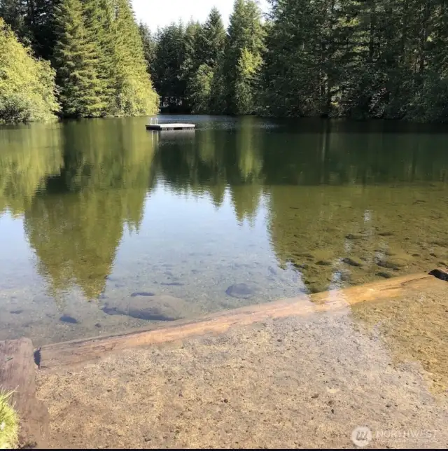 Lake access for Paradise Estates at Holiday Lake