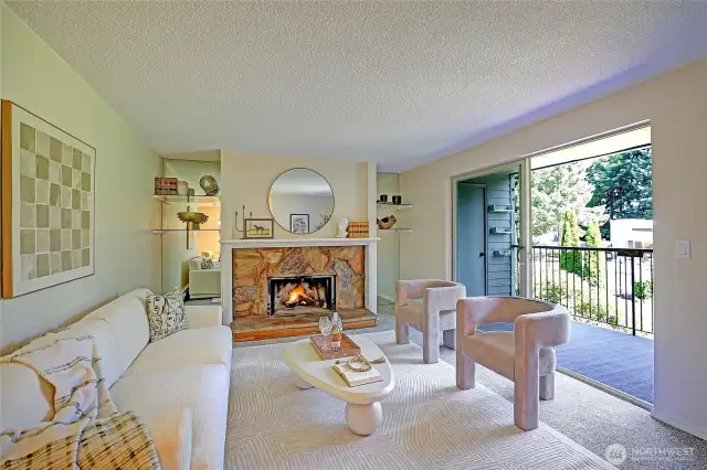 Living Room and Balcony