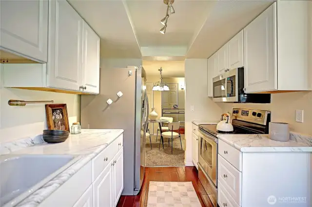 Kitchen into Dining Area