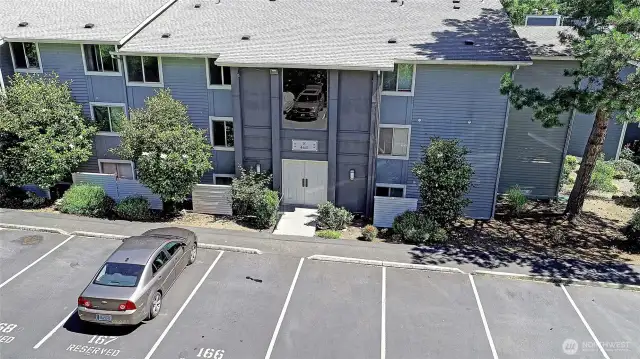 Aerial View of Building