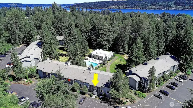 Aerial View of Sammamish Bluffs Complex