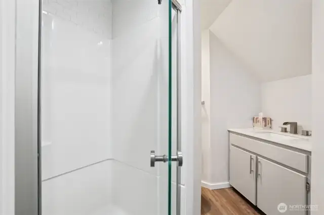 3/4 Bath in Basement
