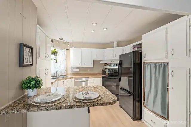 Kitchen with eating space