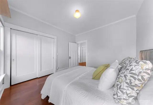 Don't miss the large closet with amazing organization