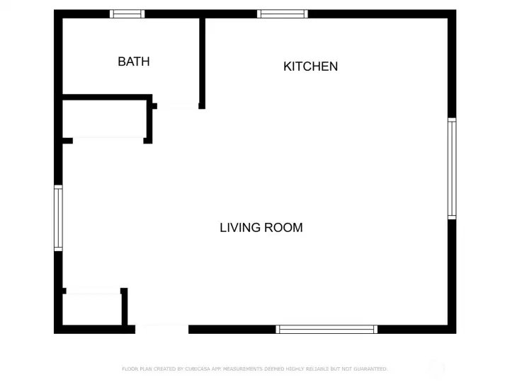 Studio apartment floor plan